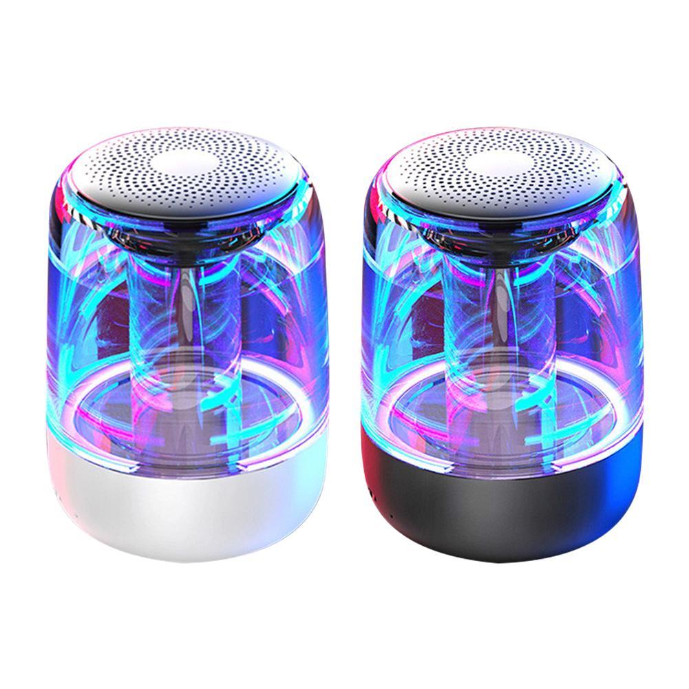 Portable Wireless Bluetooth Speaker with Variable Color LED Light
