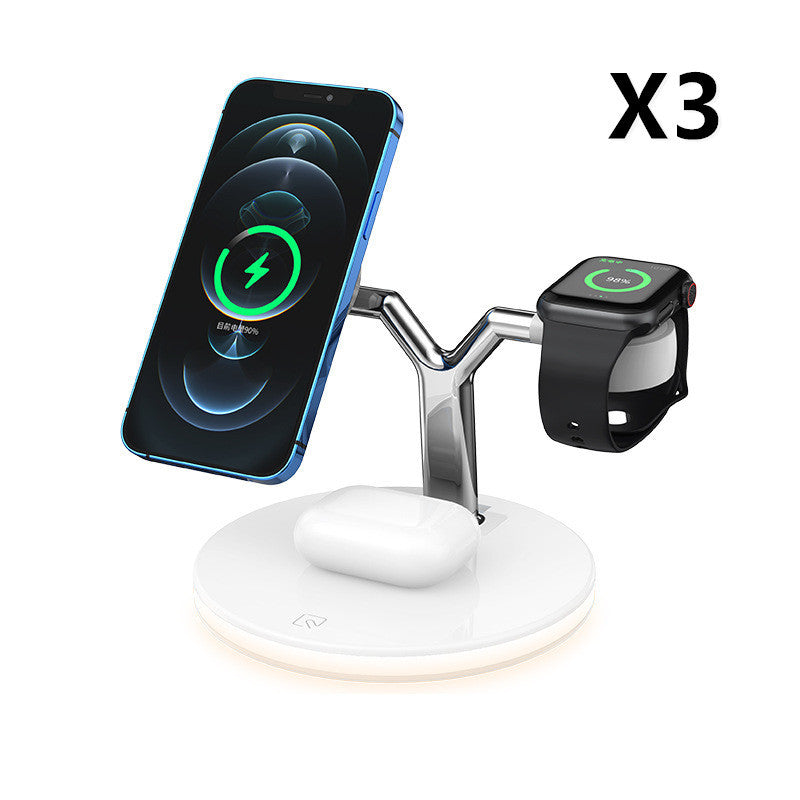 3 In 1 Magnetic Wireless Charger 15W Fast Charging Station