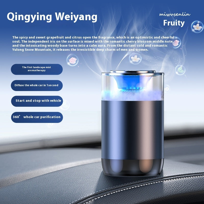 Car Aromatherapy Diffuser Cloud Mist Air Freshener For RVs Trucks Sedans