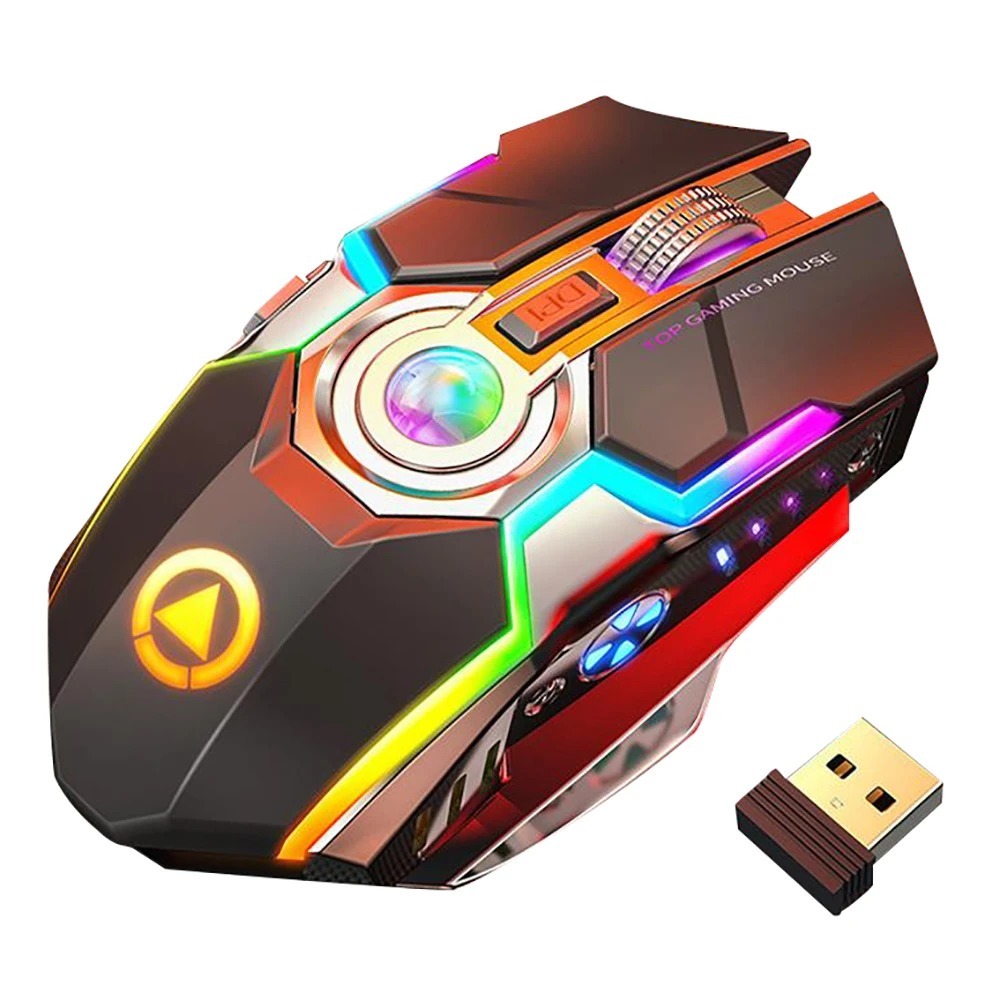 Color Wireless Gaming RGB Rechargeable Mouse
