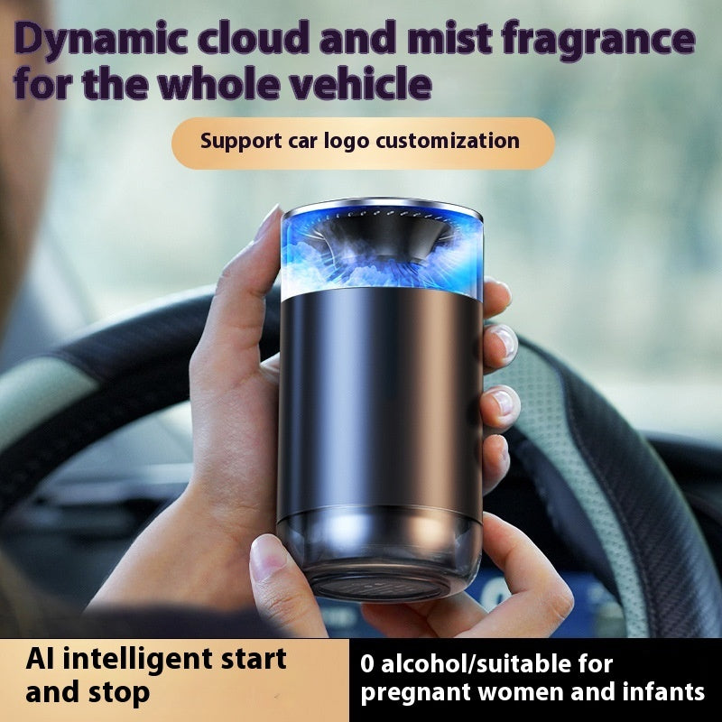 Car Aromatherapy Diffuser Cloud Mist Air Freshener For RVs Trucks Sedans