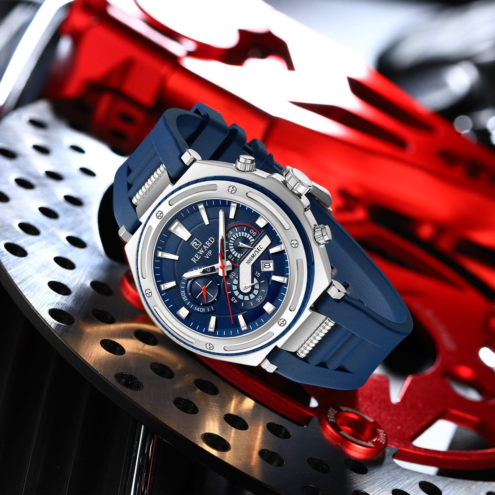 Reward Multifunctional Sport Quartz Men's Watch