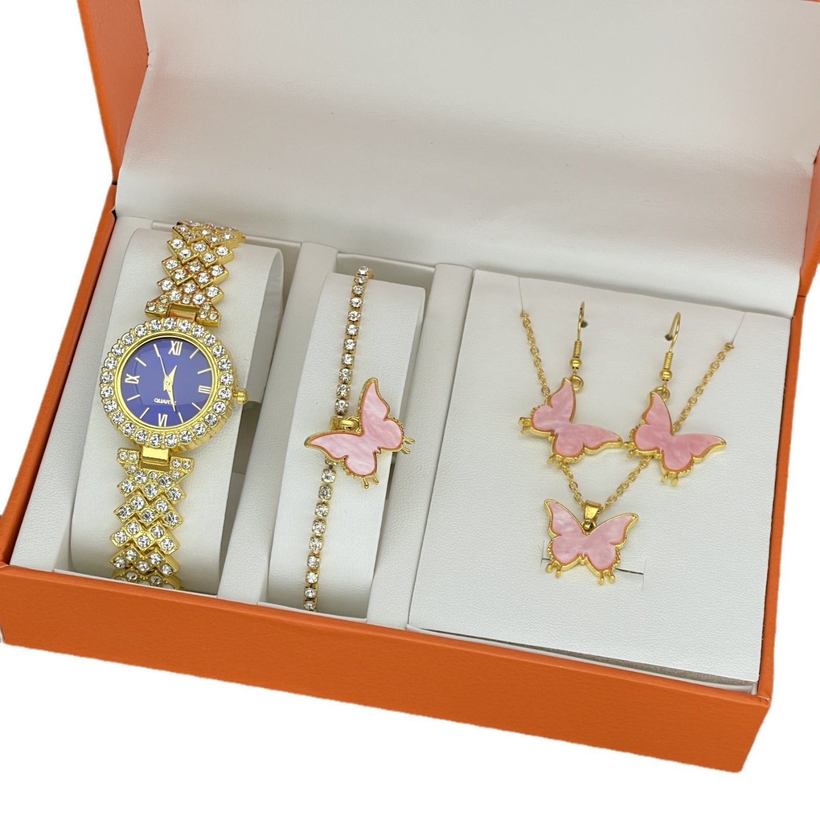 Fashion Ladies watch suit elegant quartz watch hot explosive jewelry bracelet suit
