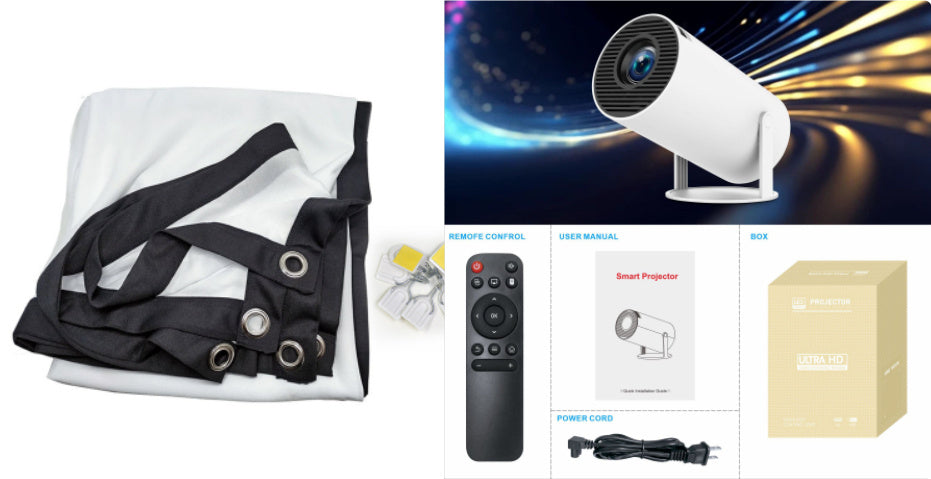 HY300 Pro Projector Home Theater Entertainmen