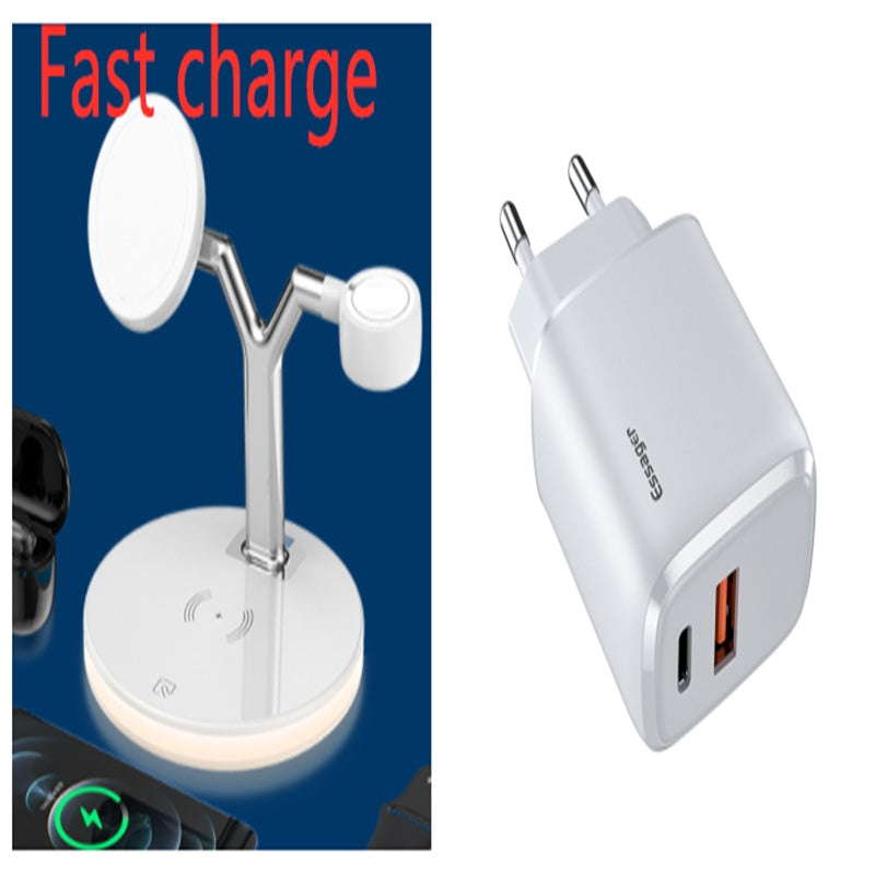 3 In 1 Magnetic Wireless Charger 15W Fast Charging Station