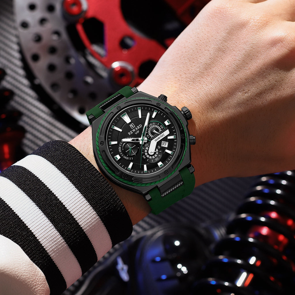 Reward Multifunctional Sport Quartz Men's Watch