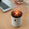 Volcanic Flame USB Portable  Air Humidifier Night Light Lamp