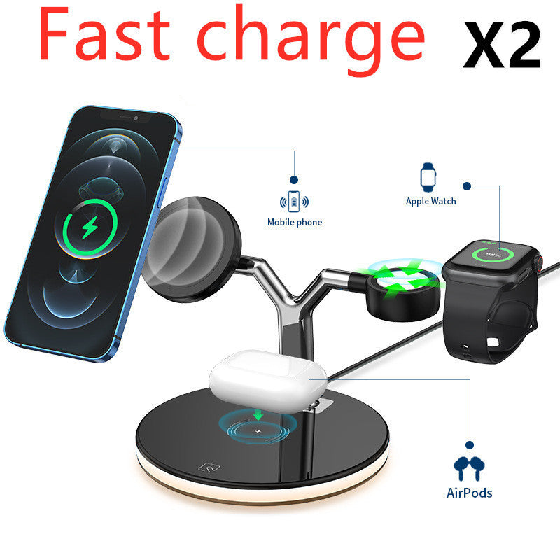 3 In 1 Magnetic Wireless Charger 15W Fast Charging Station
