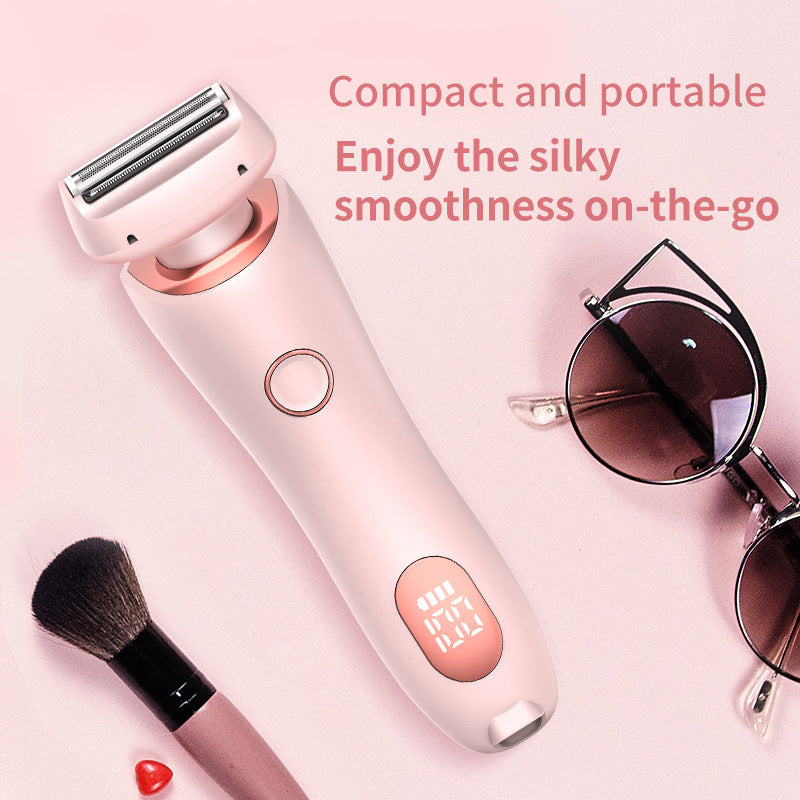 2 In 1 Hair Removal Epilator USB Rechargeable Trimmer for Women