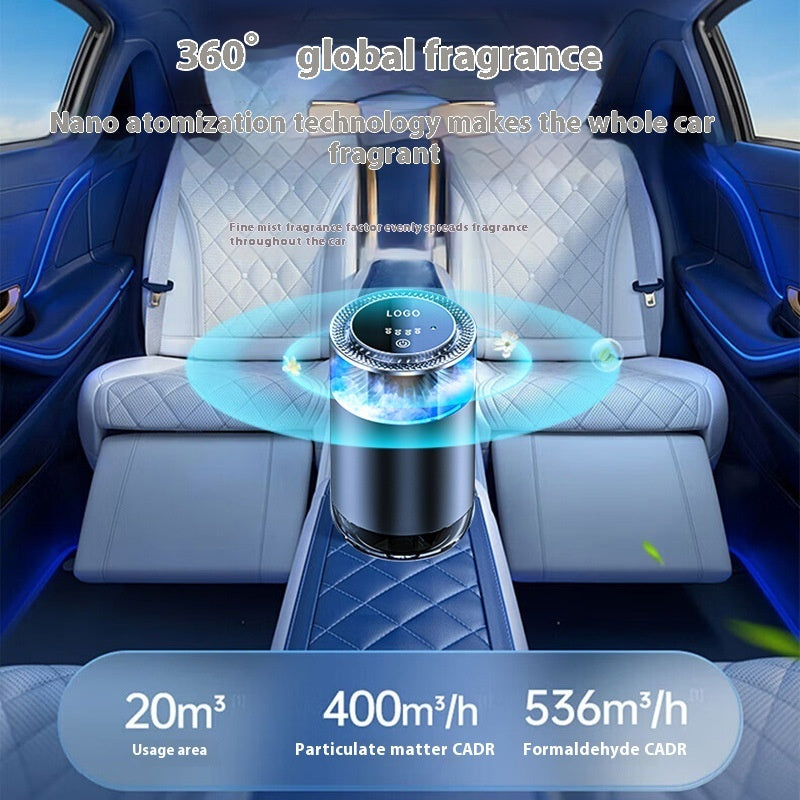 Car Aromatherapy Diffuser Cloud Mist Air Freshener For RVs Trucks Sedans