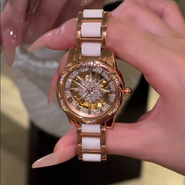 High quality Hollow Ceramic Ladies Watch