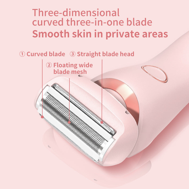 2 In 1 Hair Removal Epilator USB Rechargeable Trimmer for Women