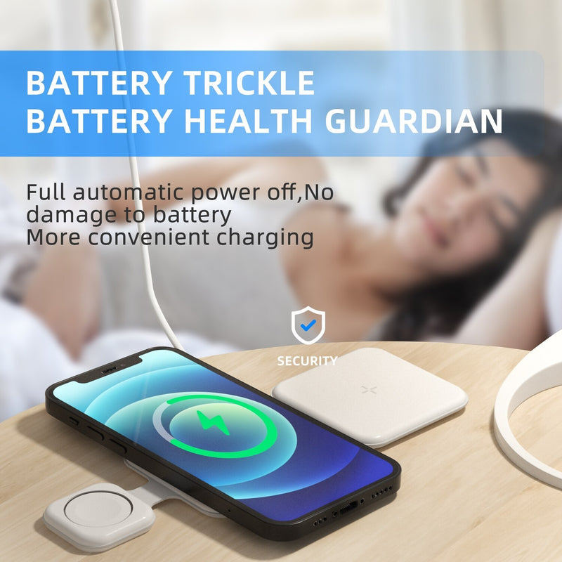 3 In 1 Magnetic Foldable Wireless Charger Charging Station Gadgets