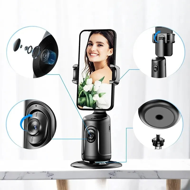 360 AI Smart Gimbal Face Tracking Auto Phone Holder