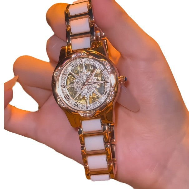 High quality Hollow Ceramic Ladies Watch