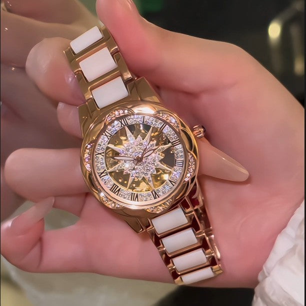 High quality Hollow Ceramic Ladies Watch